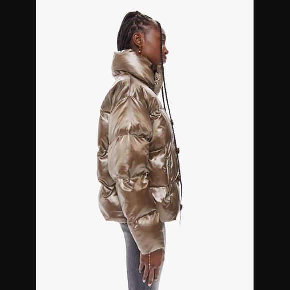 MOTHER The Buttoned Up Puffer Jacket (Luster) - Picture 2 of 11
